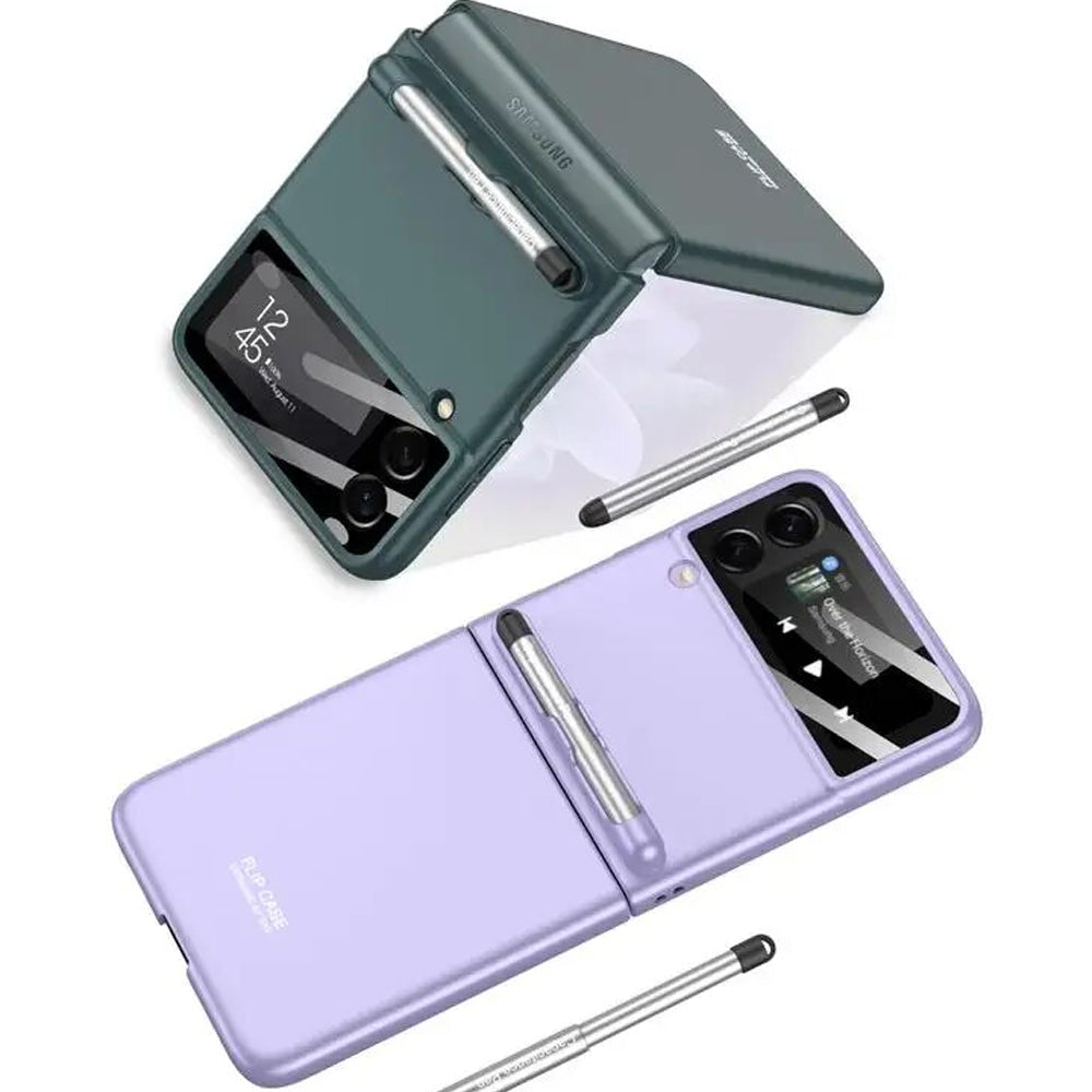 Galaxy Z Flip3 Magnetic Hinge With S Pen Holder Slot Case