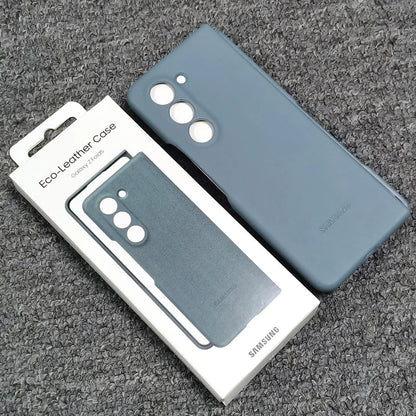 Galaxy Z Fold5 High Quality Soft Silky Touch Protective Eco-Leather Case