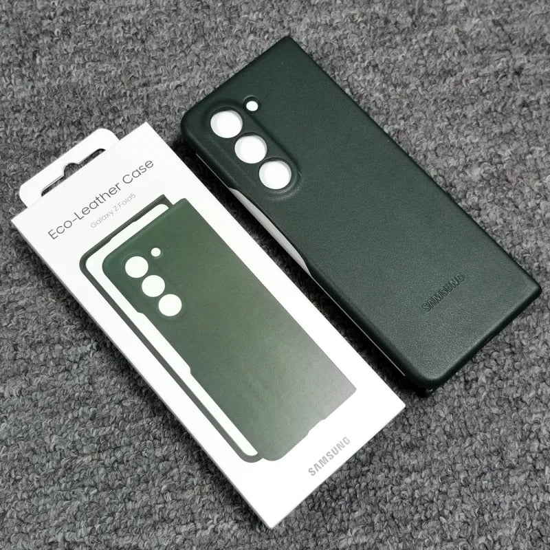 Galaxy Z Fold5 High Quality Soft Silky Touch Protective Eco-Leather Case