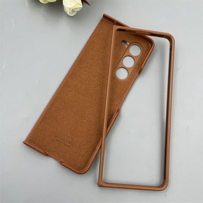 Galaxy Z Fold5 High Quality Soft Silky Touch Protective Eco-Leather Case