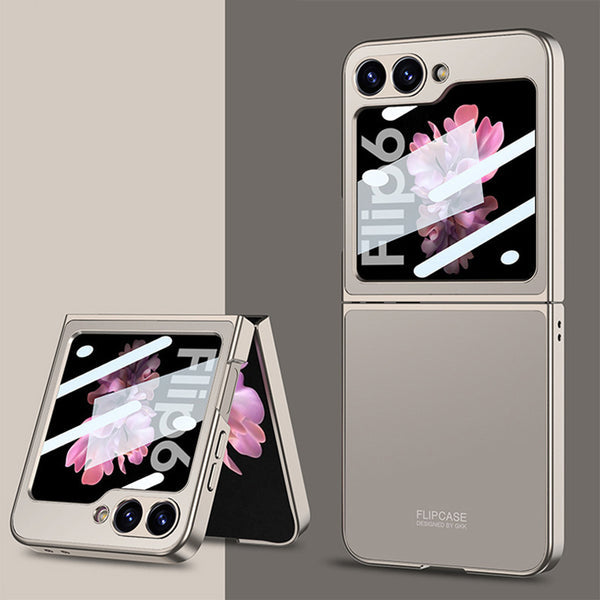 Galaxy Z Flip6 Luxury Ultra-Thin Matte Shine Protection Case