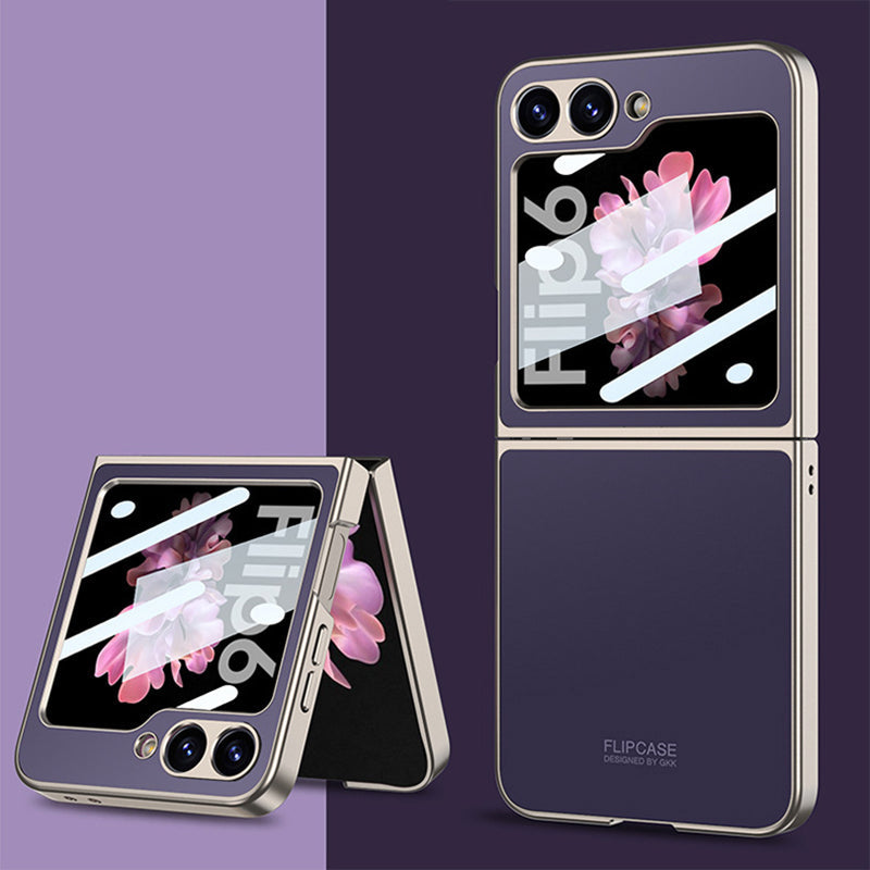 Galaxy Z Flip6 Luxury Ultra-Thin Matte Shine Protection Case