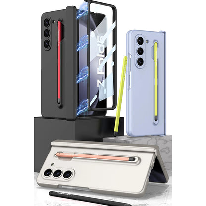 Galaxy Z Fold6 Full Protection With Magnetic Hinge & Touch Pen Case