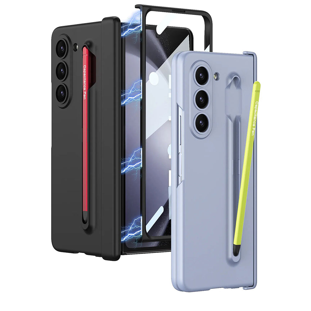 Galaxy Z Fold6 Full Protection With Magnetic Hinge & Touch Pen Case