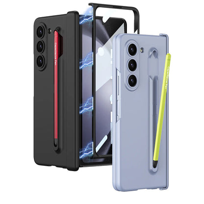 Galaxy Z Fold6 Full Protection With Magnetic Hinge & Touch Pen Case