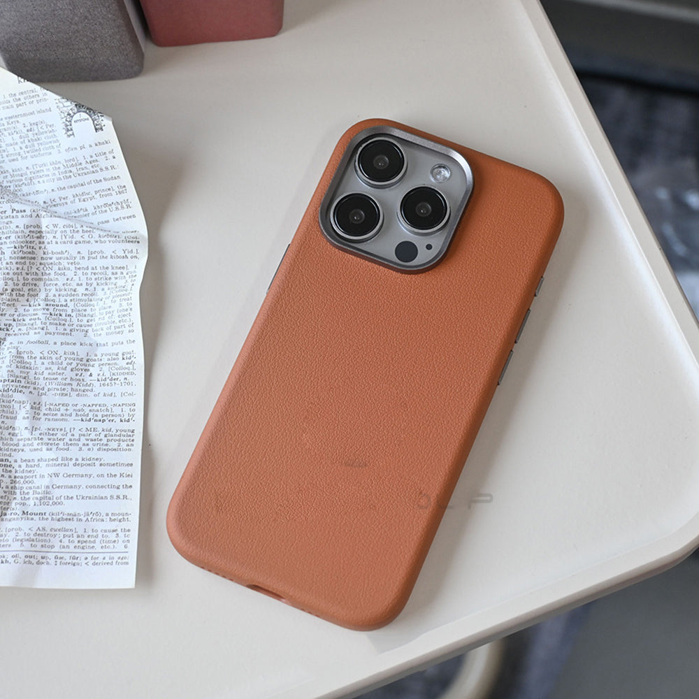 iPhone 16 Series Luxurious PU Leather with Magsafe Case