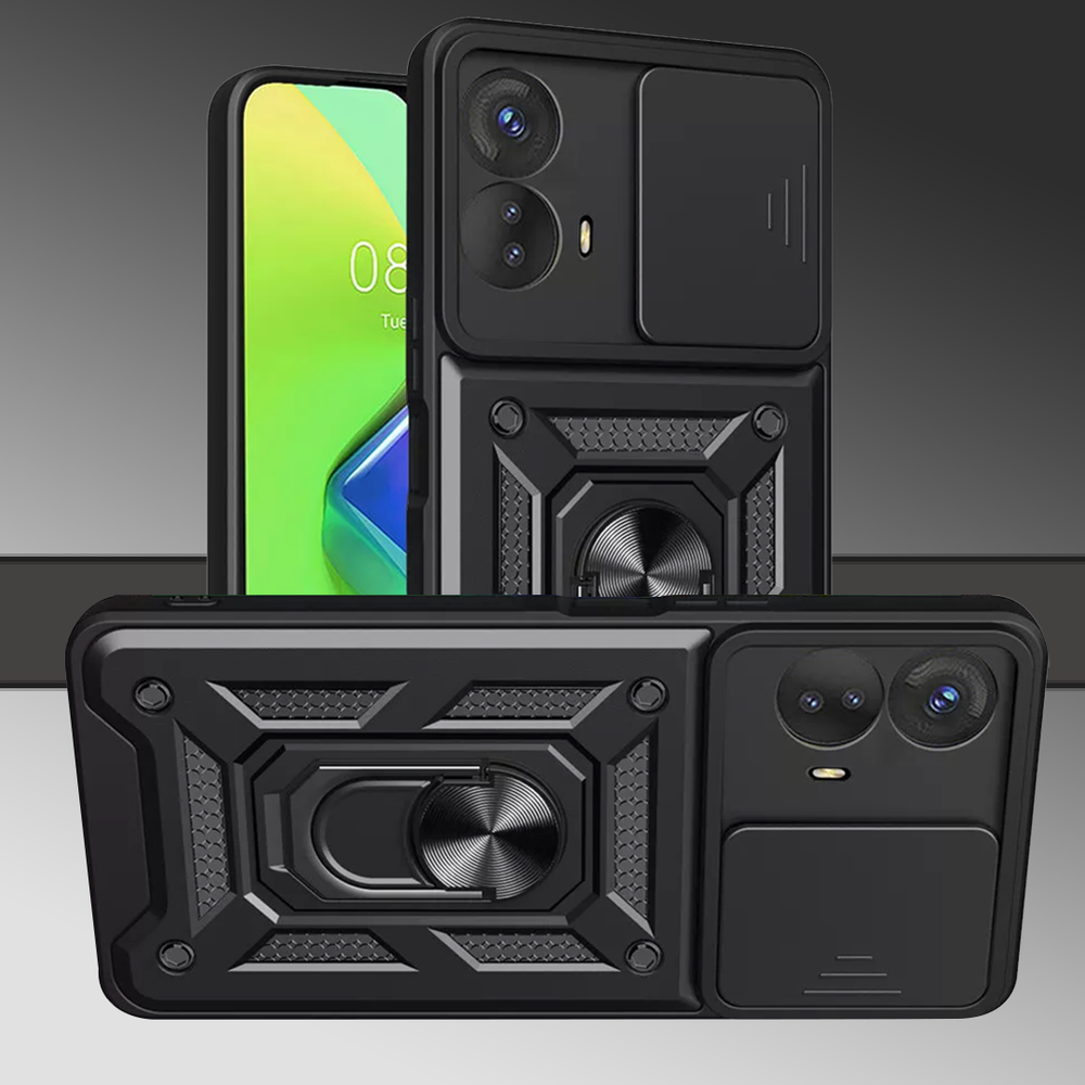 Motorola Edge 50 Fusion 5G Hybrid Dual Armor Case with Camera Slide