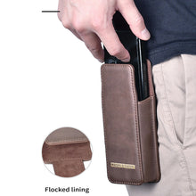 Load image into Gallery viewer, Luxurious Leather Pouch Belt Clip Holster Waist Bag for Galaxy Z Fold Series
