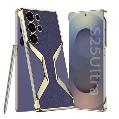 Galaxy S25 Ultra Elegant Borderless Leather Case – Premium Slim Protection