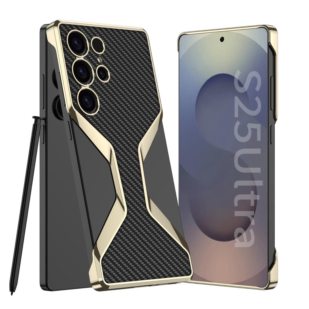 Galaxy S25 Ultra Elegant Borderless Leather Case – Premium Slim Protection