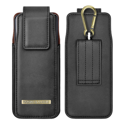 Luxurious Leather Pouch Belt Clip Holster Waist Bag for Galaxy Z Fold Series