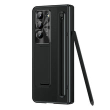 Load image into Gallery viewer, Galaxy Z Fold Series Electroplating Case with Stylus, Kickstand &amp; 360° Glass Protection

