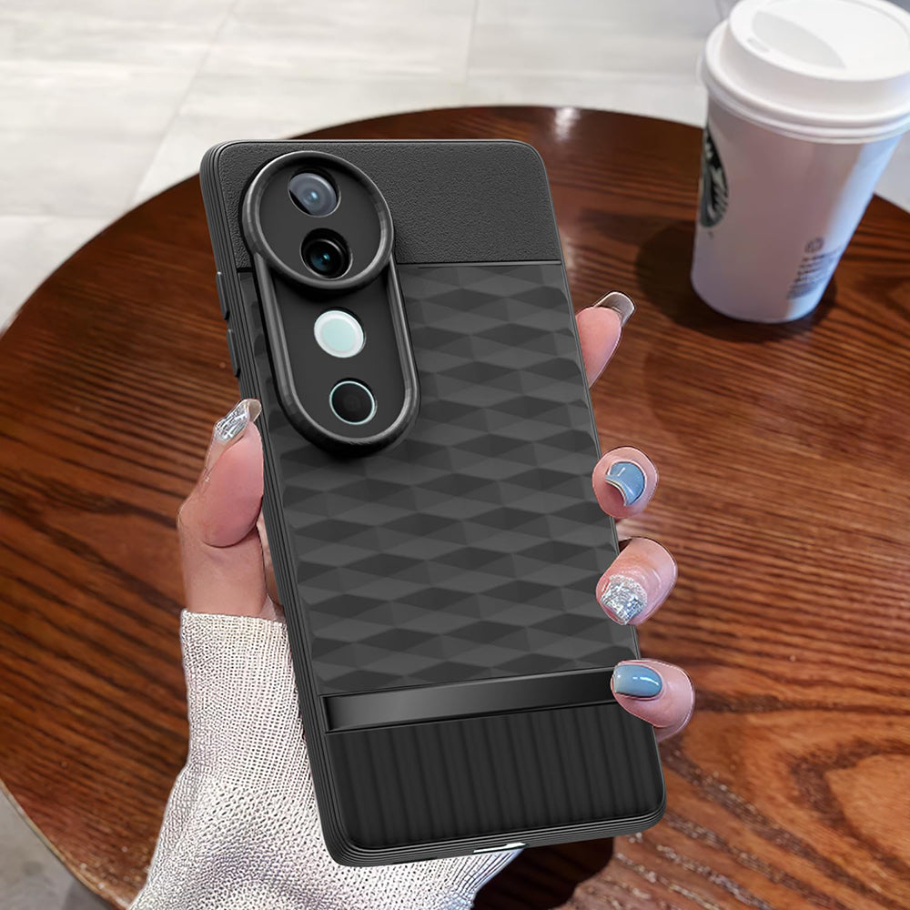 Vivo V40 5G Luxury TPU Soft Flexible Shockproof Bumper Full Camera Protection Case