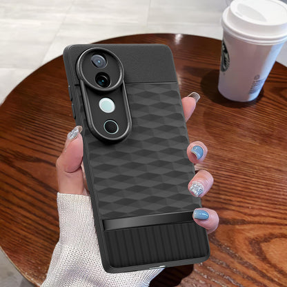 Vivo V40 5G Luxury TPU Soft Flexible Shockproof Bumper Full Camera Protection Case