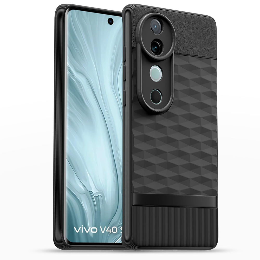 Vivo V40 5G Luxury TPU Soft Flexible Shockproof Bumper Full Camera Protection Case