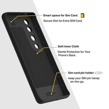 Vivo V40 5G Luxury TPU Soft Flexible Shockproof Bumper Full Camera Protection Case
