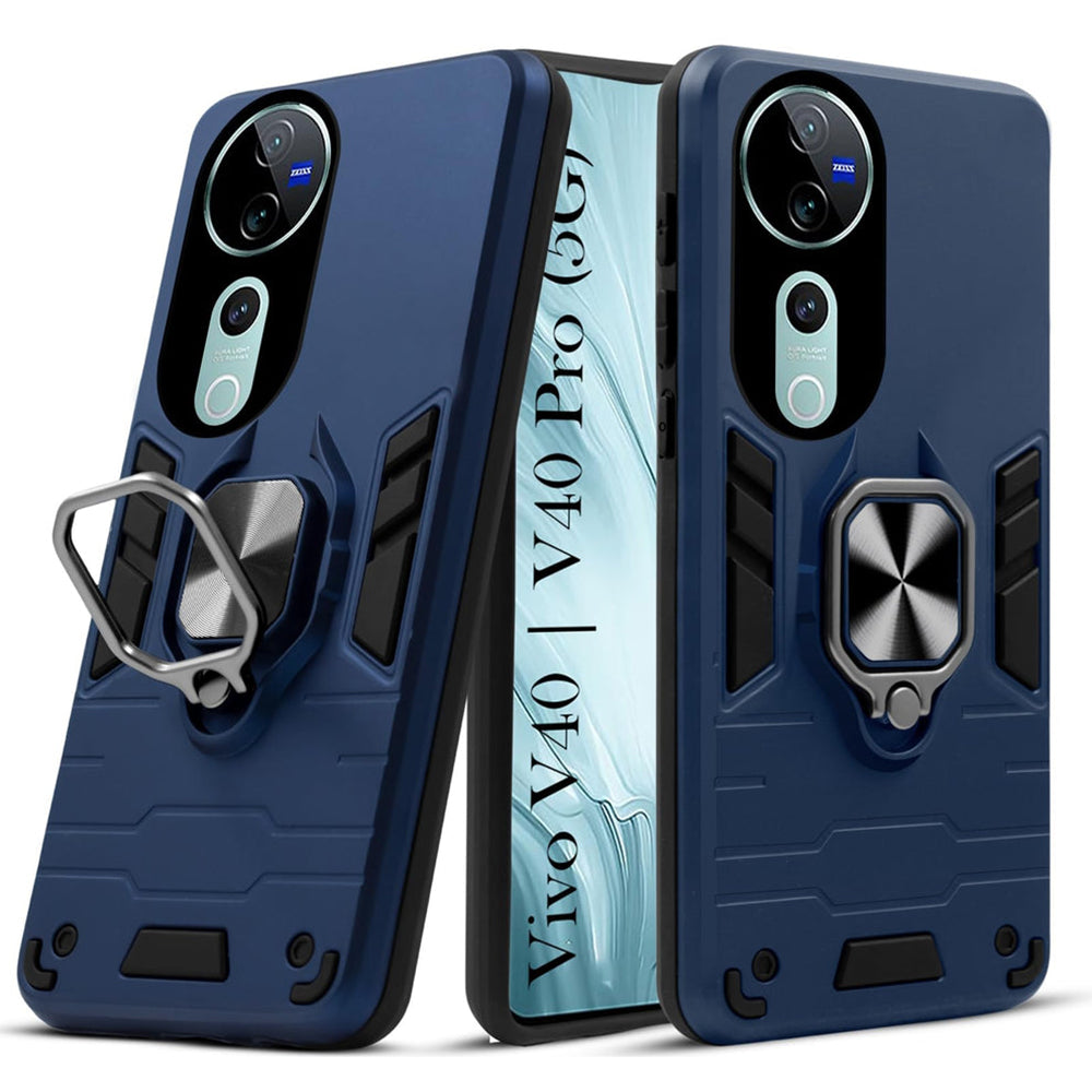 Vivo V40e UAG Shockproof Dual-Layer Armor Case with Kickstand Ring