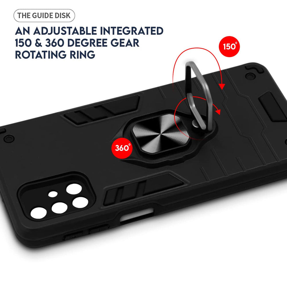 Vivo V40e UAG Shockproof Dual-Layer Armor Case with Kickstand Ring