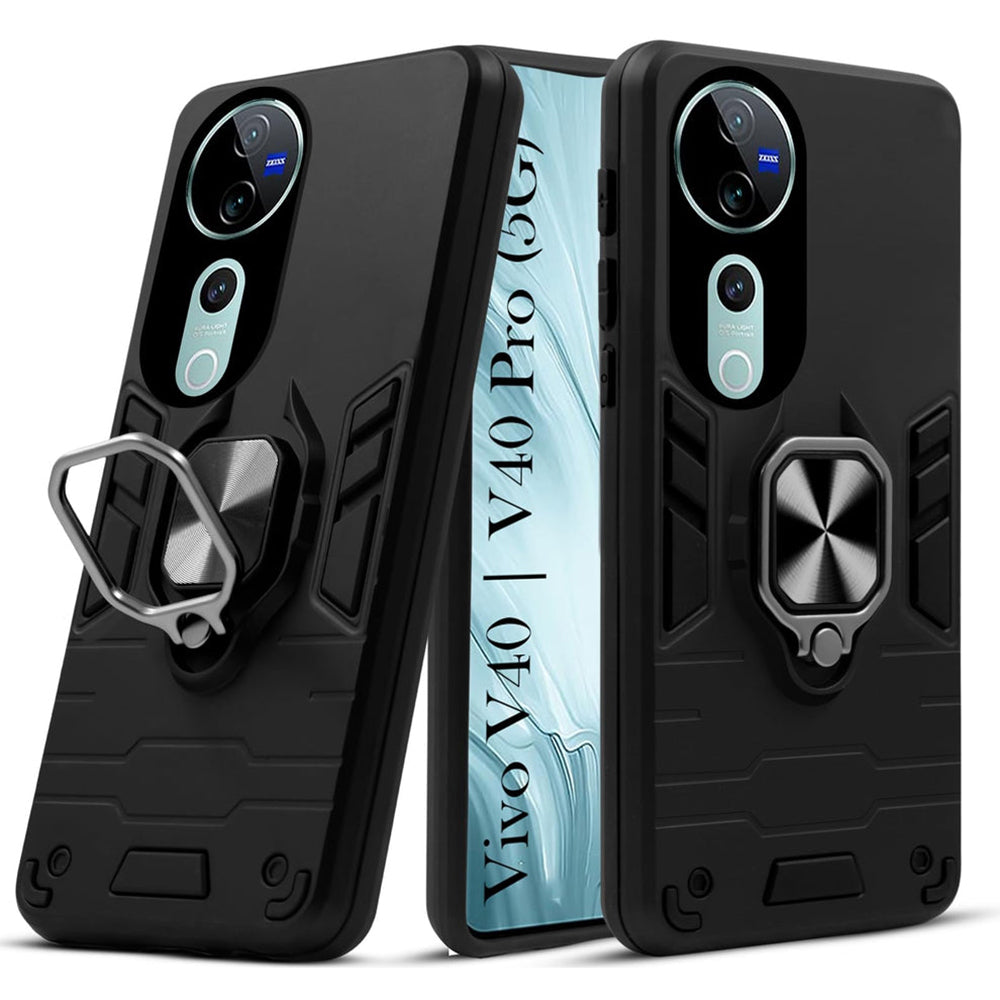 Vivo V40e UAG Shockproof Dual-Layer Armor Case with Kickstand Ring
