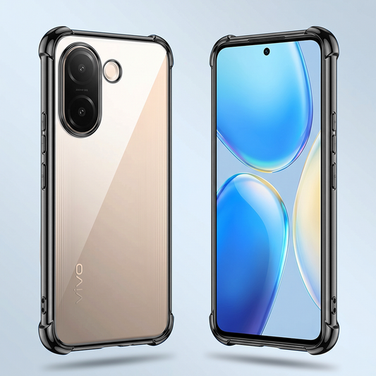 Vivo V60e 5G Anti-Yellow Electroplating Transparent Glitter Case