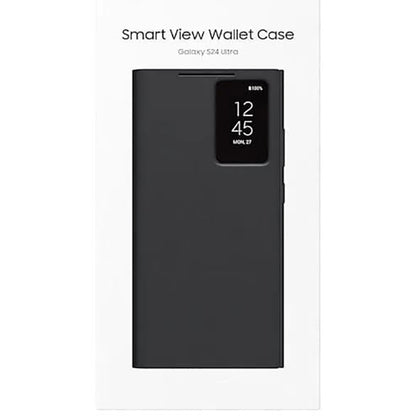 Smart View Sensor Flip Leather Case with Stand for Galaxy – Premium IC Window Cover