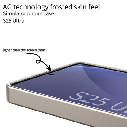 Galaxy S25 Ultra Matte Shine with Anti-fall Protective Case