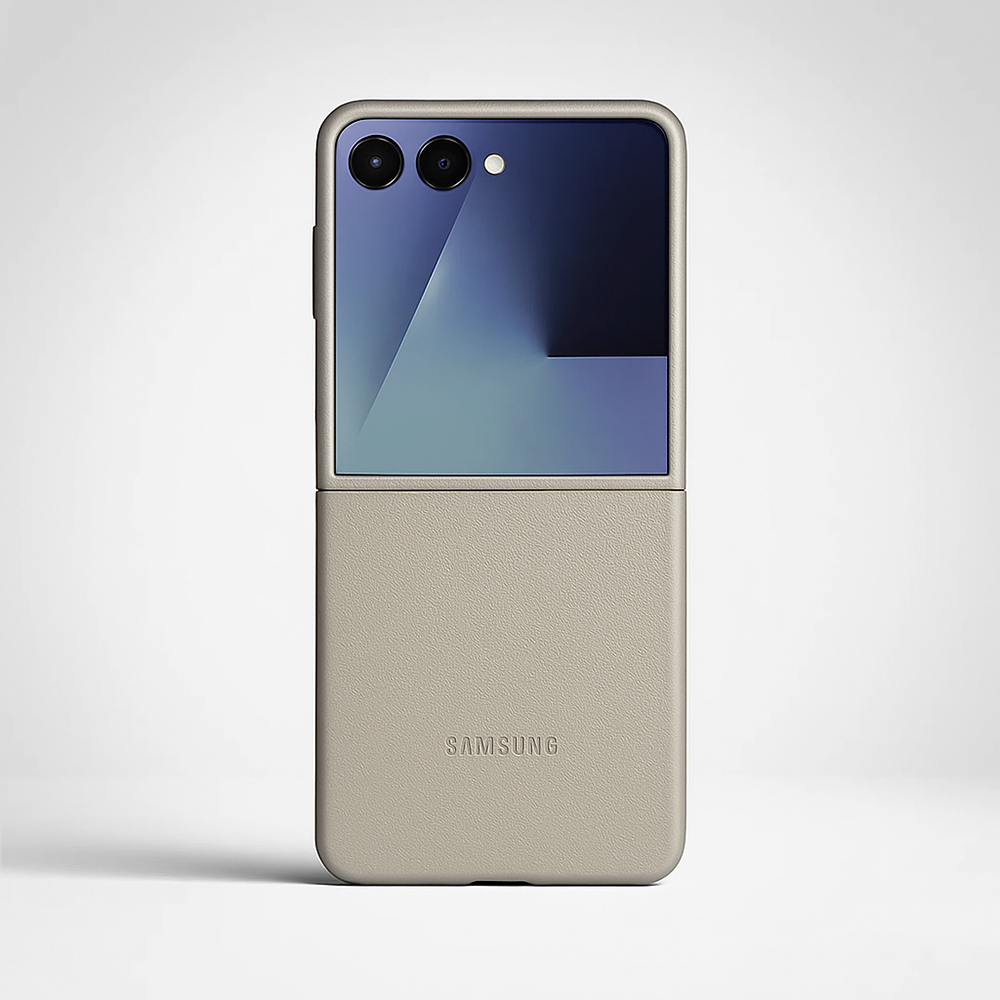 Galaxy Z Flip7 Kindsuit Premium Leather Back Case