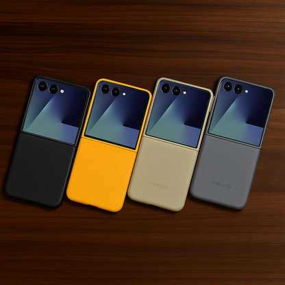 Galaxy Z Flip7 Kindsuit Premium Leather Back Case