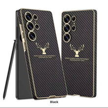 Load image into Gallery viewer, Galaxy S25 Ultra Deer Tough Shield Leather Case
