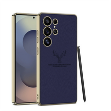 Load image into Gallery viewer, Galaxy S25 Ultra Deer Tough Shield Leather Case
