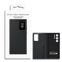 Load image into Gallery viewer, Smart View Stand IC Flip Original Leather Case For Samsung Galaxy 22 Ultra
