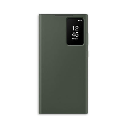 Smart View Stand IC Flip Original Leather Case For Samsung Galaxy 22 Ultra