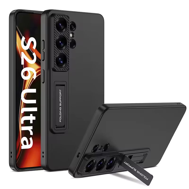 Galaxy S26 Ultra Luxury Thin Standing Pen Holder Slot Case
