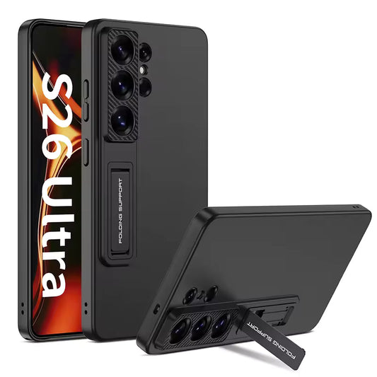 Galaxy S26 Ultra Luxury Thin Standing Pen Holder Slot Case