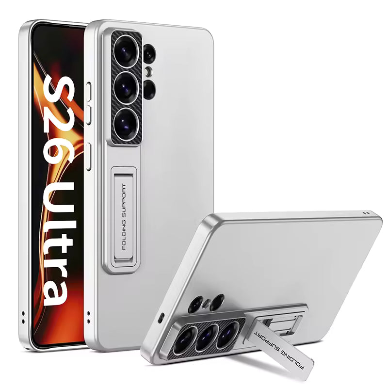 Galaxy S26 Ultra Luxury Thin Standing Pen Holder Slot Case