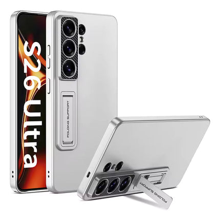 Galaxy S26 Ultra Luxury Thin Standing Pen Holder Slot Case