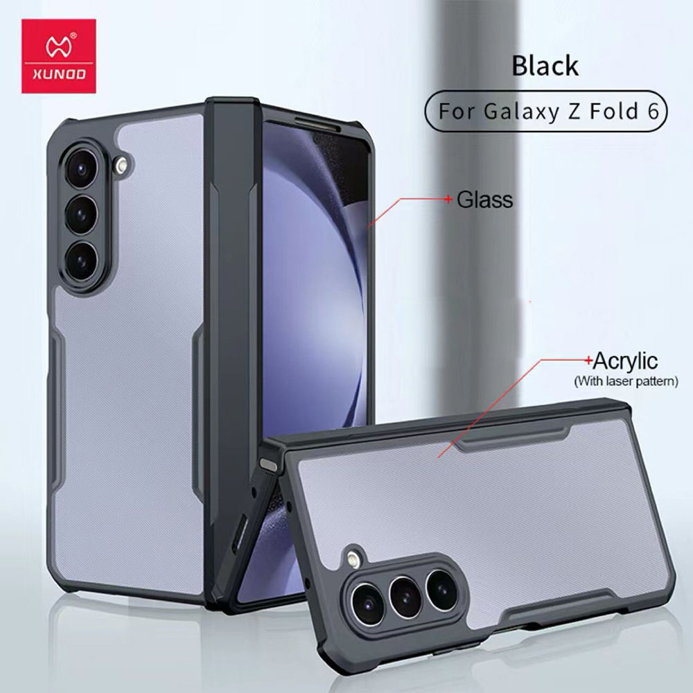 Galaxy Z Fold6 Shockproof Protective Shell Transparent Clear Case