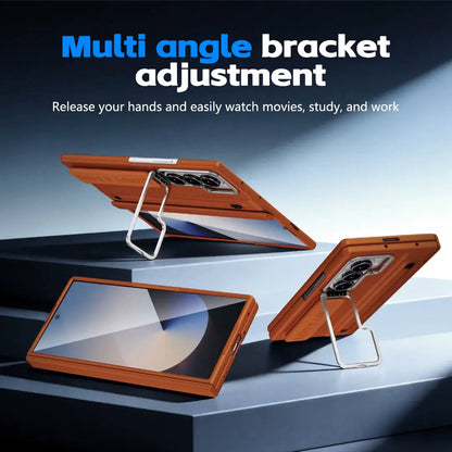Galaxy Z Fold Series S-Pen Case with Skin Feel & Front Glass Protection
