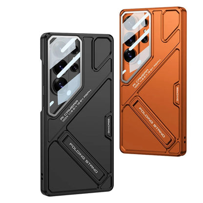 Galaxy S26 Ultra GKK Matte Hard PC Shield Lens Folding With Stand Case