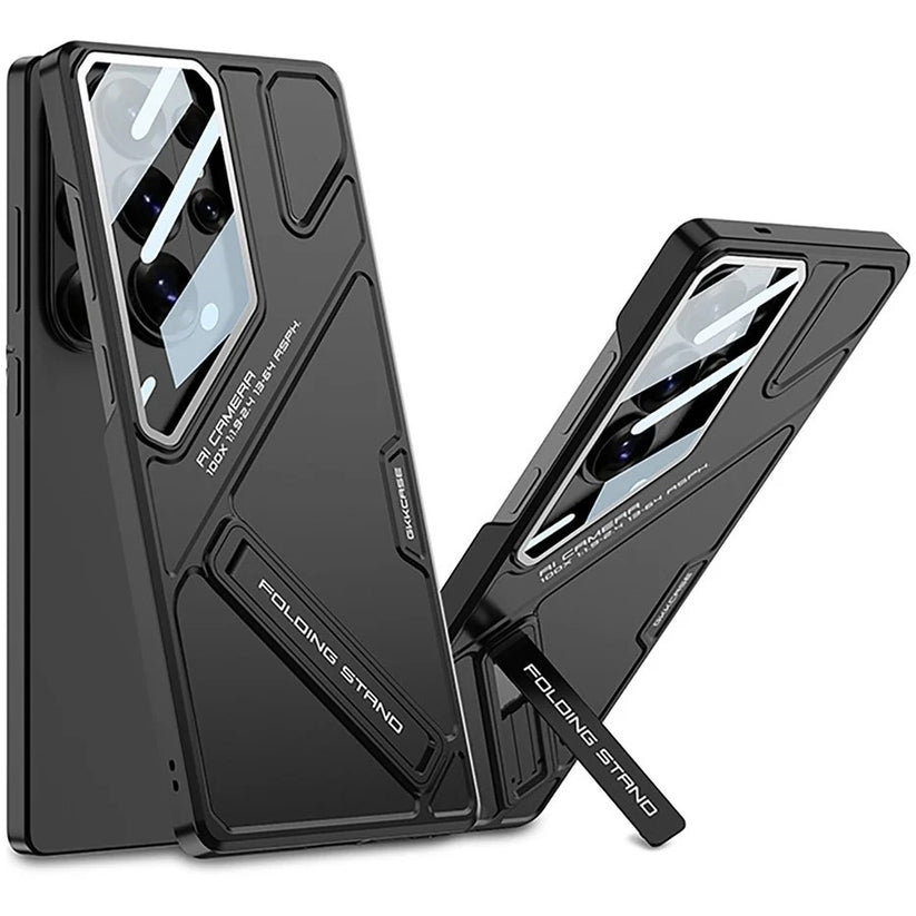 Galaxy S26 Ultra GKK Matte Hard PC Shield Lens Folding With Stand Case