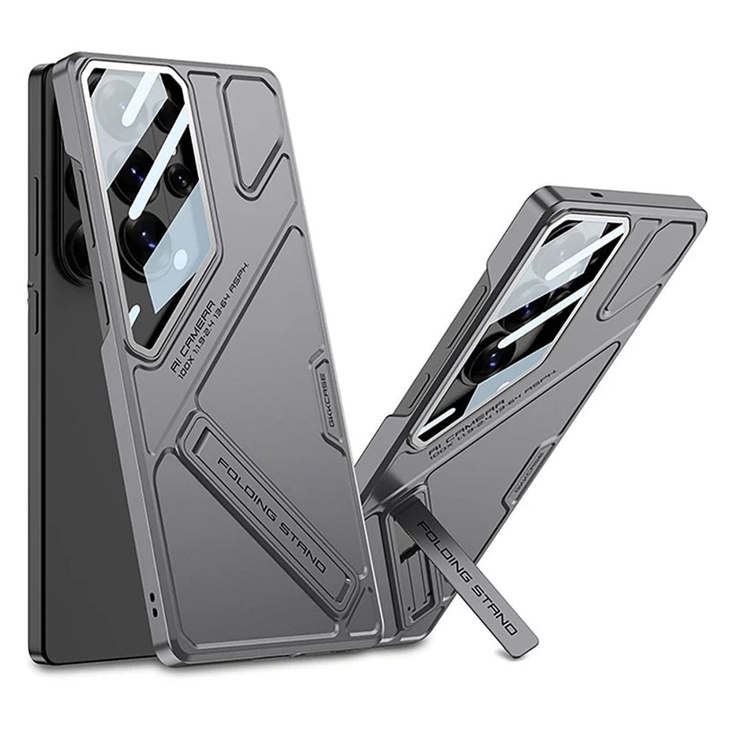 Galaxy S26 Ultra GKK Matte Hard PC Shield Lens Folding With Stand Case