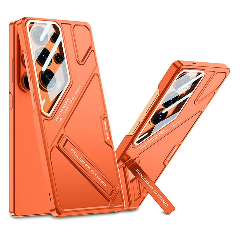 Galaxy S26 Ultra GKK Matte Hard PC Shield Lens Folding With Stand Case