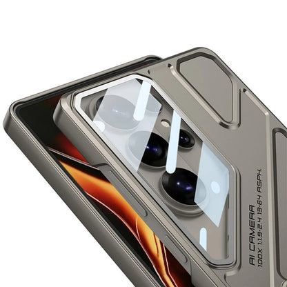Galaxy S26 Ultra GKK Matte Hard PC Shield Lens Folding With Stand Case