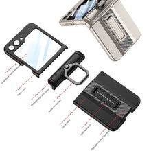 Load image into Gallery viewer, Galaxy Z Flip5 Shockproof Electroplating Magnetic With Buckle Holder Case

