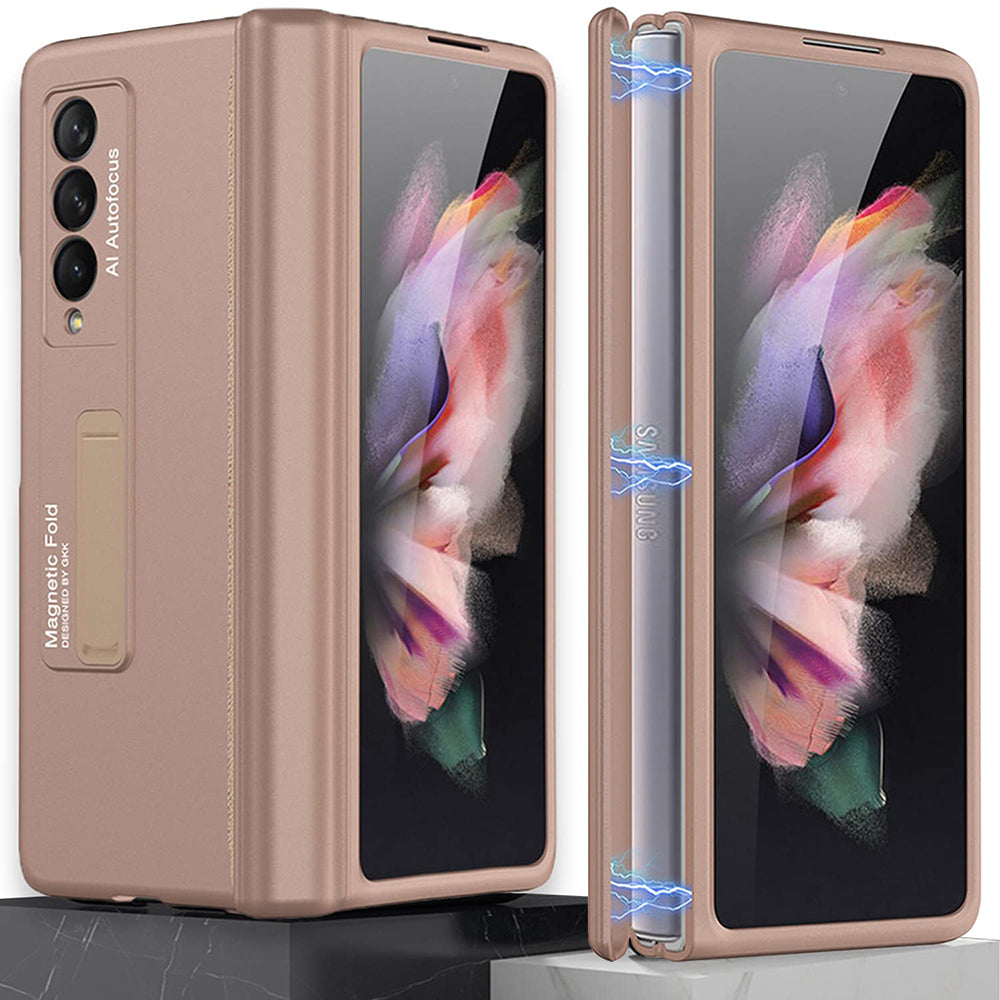 Galaxy Z Fold3 Magnetic Hinge Full Protection Stand Case
