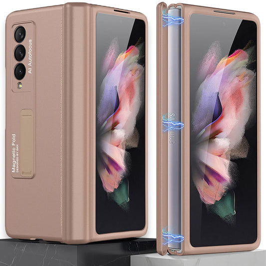 Galaxy Z Fold3 Magnetic Hinge Full Protection Stand Case
