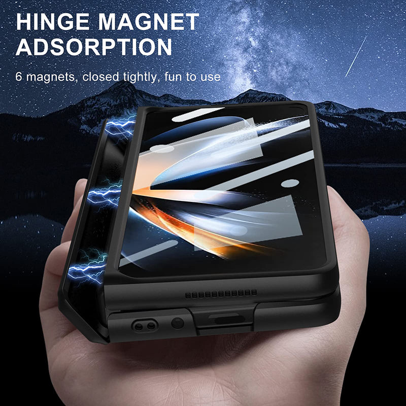 Galaxy Z Fold3 Magnetic Hinge Full Protection Stand Case