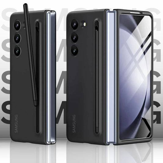Galaxy Z Fold5 Slim S-Pen Version Protective With Front Glass Case