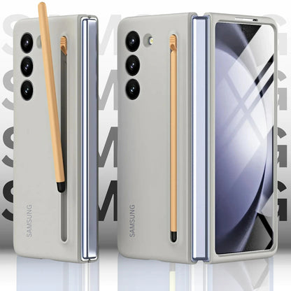 Galaxy Z Fold6 Slim S-Pen Version Protective With Front Glass Case