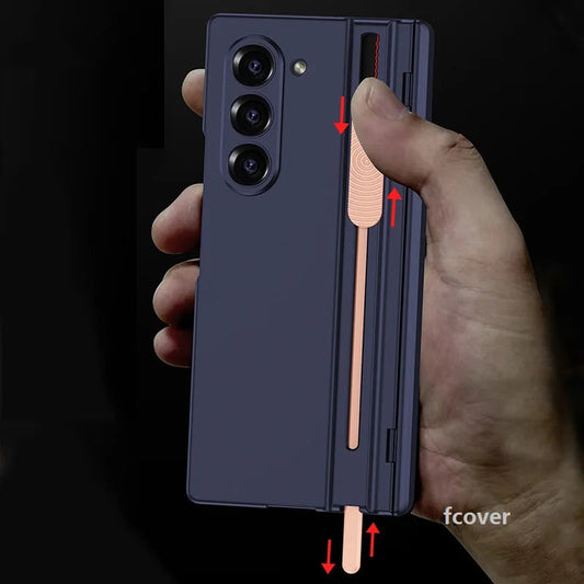 Galaxy Z Fold6 All-in-One Protective Case with S Pen Slot, Screen Guard & Hinge Shield